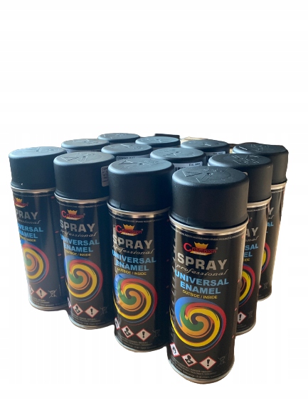 Biodur black SATIN email email v spreji 400 ml